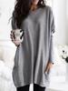 Amazon ebay AliExpress wish nueva camiseta de manga larga casual con bolsillo top ropa de mujer