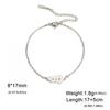 Pulsera de Dijes de Flores Mini Lindas Calientes de Doble Agujero Colgante de Flor Joyería de Acero Inoxidable Pulsera de Cumpleaños para Niña