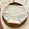 Ropa Interior para Estudiante Chica Grado A Antibacteriana Algodón de Bebé Grado A Entrepierna 100% Algodón Cintura Media Ligera, Transpirable y Cómoda Bragas para Mujer