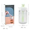 Brocha de Aceite de Silicona con Botella Resistente a Altas Temperaturas Botella de Aceite Integrada Brocha de Silicona para el Hogar Brocha de Silicona para Barbacoa Brocha de Botella de Aceite de Silicona Quemando