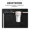 Botella de filtro grande de 10 pulgadas para prefiltrado de toda la casa, barril de filtro para purificador de agua central, botella blanca grande de 1 pulgada con rosca de cobre