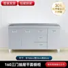 Gabinete de cocina de acero inoxidable 304 con estufa sencilla y almacenamiento integrado y gabinete para casas pequeñas