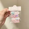 Pinza para el flequillo de la frente con lindo patrón floral pequeño, pinza para flequillo francés, diadema para lavarse la cara, pinza para el pelo de mujer para la parte trasera de la cabeza