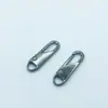 Deslizador de metal No. 5 tirador de cremallera desmontable universal para equipaje ropa tirador de repuesto gancho de cremallera