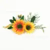 Viento INS Otoño Simulación Girasol Girasol Pastel Flor Flor de Pastel Día del Maestro Decoración Flor Artificial Explosiones Transfronterizas