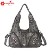 Bolsas Femininas Populares de Comércio Exterior Transfronteiriço Bolsas Europeias e Americanas Bolsas de Ombro Tendência Grande Capacidade Bolsas Transversais Portáteis Venda por Atacado Feminina