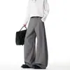 Primavera 2026 Nuevo Estilo Diseño Patchwork Estilo Old Money Pantalones Sueltos de Pierna Ancha para Hombre Pantalones Largos Sueltos de Alta Gama para Jóvenes