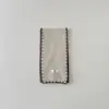 Conjunto de Cachecol e Luvas Yipan para Crianças Outono/Inverno Estilo Coreano Cachecol com Borda Color-Block Luvas de Cinco Dedos Quentes à Prova de Frio Conjunto Quente