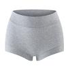 2025 primavera novo sem costura cintura alta barriga quadril cueca algodão boxer cor sólida roupa íntima feminina atacado