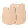Tabla de cortar Kemando con dibujos animados para bebés, ideal para uso doméstico y al aire libre, de bambú natural.