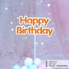 Decoración retro para tarta de cumpleaños con cara sonriente multicolor, sencilla y combinable, con forma de oso, vela, nube, sombrero pequeño, decoración para mesa de postres