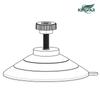 Amazon oferta caliente 60mm acero inoxidable tuerca de tornillo ventosa con M4M5M6M8M10 ventosa de plástico pvc transparente