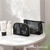 Popular Bolsa de Malla de Gran Capacidad para Almacenamiento de Maquillaje y Artículos de Aseo Bolsa Transparente Viaje Playa Bolsa Cosmética Set de Cinco Bolsos de Mano