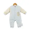 Mono de Invierno para Bebé 120g Algodón Acolchado Dibujos Animados 3D Pelele para Bebé Traje para Gatear 73-90 #