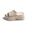 Novas Pantufas de Solado Grosso para Mulheres 2026, Aumento de Altura de 8cm, Modelo Popular Online, Sapatos para Escada para o Verão, Eva Antiderrapante e Resistente a Odores