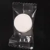 Toalhas Comprimidas Descartáveis, Embaladas Individualmente, Embalagem Transparente, Toalhas de Limpeza Facial de Algodão Puro, Toalhas de Rosto Comprimidas Portáteis para Viagem