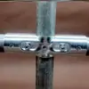 25 tubo de aço 0 tubo de ferro tubo galvanizado 4 conector de tubo de seis pontos tubo de estrutura tubo redondo clipe de fixação fixador fixador