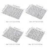 Aretes de cristal DIY aretes molde de gota de pegamento aretes geométricos irregulares aretes colgante joyería herramienta abrasiva de silicona