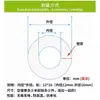 Tubo Trançado de Silicone Resistente a Altas Temperaturas Grau Alimentício Mangueira de Fibra Reticulada de Alta Pressão Vapor Tubo de Fixação Espessado Resistente à Pressão à Prova de Explosão