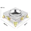 Set de Cubiertos de Acero Inoxidable para KTV Plato de Frutas Cenicero de Lujo para Negocios Dispensador de Servilletas Soporte para Copas de Vino Decoraciones de Barra