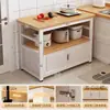 Estante de Armazenamento de Chão para Cozinha com Cesta de Legumes, Mesa de Corte Pequena para Apartamento Preta, Armário de Extensão, Estante de Armazenamento para Micro-ondas, Armário