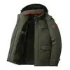 Nueva Chaqueta de Algodón Holgada de Talla Grande para Invierno para Hombres de Mediana Edad y Mayores, Abrigo de Algodón Resistente al Frío y Cálido con Forro de Felpa y Ropa de Algodón Engrosada para Hombres