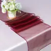 Fabricantes Atacado Moderno Simples Bandeira de Mesa de Fio de Vidro 30 * 275cm Hotel Casamento Banquete Bandeira de Mesa Fabricantes