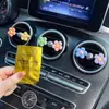 Perfumador de Carro Desenho Animado Flores Pequenas Decoração para Saída de Ar do Carro Aromaterapia Desodorante para Interior de Carro Fragrância Leve de Longa Duração Fragrância para Carro