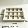 Bandeja de Almacenamiento para Joyería de Terciopelo en Stock, Joyero, Bandeja de Exhibición para Joyería, Caja de Almacenamiento de Escritorio Tipo Cajón, Estilo Minimalista Ins