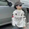 Camisetas Elegantes de Primavera y Otoño para Niños Niños, Camisetas Casuales de Manga Larga Estilo Coreano Frescas y Modernas para Bebés Niños