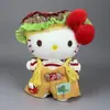 El Colgante de Hello Kitty Se Puede Usar para Vestir el Peluche Muñeco con Ropa, Conjunto de Falda y Impermeable de Puntos