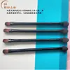 Pincel de Sombra Dupla Ponta, Pincel para Olhos, Ferramenta de Maquiagem, Cotonete de Algodão com Látex, Pincel de Beleza, Pincel de Sombra de Algodão com Látex