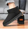 Zapatos de Algodón para Hombre, Botas de Nieve de Invierno, Forrados de Felpa y Engrosados para Calidez, Nuevas Botas de Algodón para Exteriores para Hombre 2025, Botines