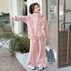 Conjunto deportivo de primavera y otoño para niñas 2025 Nueva moda Estilo coreano elegante Lazo Conjunto de dos piezas