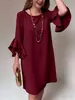 Sitios Independientes de Amazon Europeos y Americanos: Nuevo Vestido de Verano Estilo Elegante con Volantes y Mangas de Campana Ajustado, Elegante y Cómodo