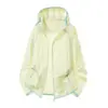 Ropa de protección solar súper elegante para mujer, protección UV, chaqueta de protección solar estilo dopamina para mujeres menudas, nuevo abrigo ligero de verano 2026