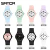 SANDA Reloj Más Vendido para Hombres y Mujeres Moda Estilo Pequeño Fresco Reloj Infantil Estudiante Examen Impermeable Deportivo Reloj de Cuarzo