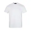 Camiseta de Manga Curta com Gola Redonda, Cor Sólida, Patchwork Desconstruído Estilo Americano para Homens e Mulheres, Verão, Cleanfit Minimalista, Slim-Fit, Ombro Normal