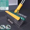 Cepillo para hendiduras dos en uno, fregona para pisos, limpiador de azulejos para paredes de baño, mango largo, inodoro sin esquinas muertas, cepillo para pisos de baño