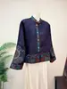 Zhi Li Jaqueta Jacquard Bordada Elegante Estilo Chino Nuevo Cuello Alto Otoño 2026 Nuevo Estilo Nacional Lujo Ligero Top para Mujer