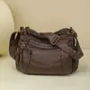 2023 New Vintage meia-idade mãe bolsa comércio exterior grande capacidade denim ombro mensageiro bolsa moda feminina atacado