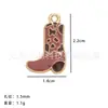 Pulsera Colgante Pequeño de Vaquero Occidental Collar Accesorios de Joyería DIY Pintura al Óleo Caballo Sombrero Cabeza de Toro Botas Colgante de Gato