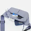 Bolsa de pecho de moda portátil al por mayor, ligera, simple, casual, bandolera, nailon, versátil, para deportes y ciclismo