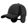 Nuevo Sombrero de Pato de Terciopelo Plus para Hombre de Invierno Engrosado Cálido Protección para los Oídos Estilo Papá Mediana Edad y Ancianos Gorra de Béisbol Resistente al Viento