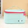 Bolsa de Maquiagem de Malha para Verão, Bolsa de Armazenamento de Cosméticos Leve para Viagem de Grande Capacidade, Necessaire de Praia de Malha de Secagem Rápida