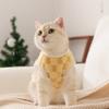 Ropa de Terciopelo a Cuadros para Gatos de Otoño e Invierno que se Puede Pasear con Dos Patas, Engrosada y Cálida, Ropa para Mascotas Perro Teddy Pequeño y Mediano