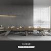 Mesa de conferencias de lujo ligera y larga para sala de conferencias, moderna y sencilla, con combinación de escritorio y silla para negociación y recepción.