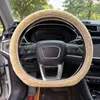 Cubierta de Felpa para Volante de Coche de Invierno Elástica Estirable Cubierta de Agarre de Felpa Transfronteriza AliExpress Sencilla Cubierta Antihielo para Agarre de Mano