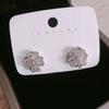 Pendientes de Trébol de Cuatro Hojas Giratorios Otoño 2022 Lujo Ligero Moda Creativa Casual Más Fáciles de Combinar Pendientes Giratorios Personalizados para Mujer