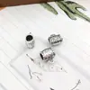 1 peça de gancho de tubo curvo de três vias adequado para pulseira Pandora acessórios de joias em liga conector de pingente de pulseira fecho de joia